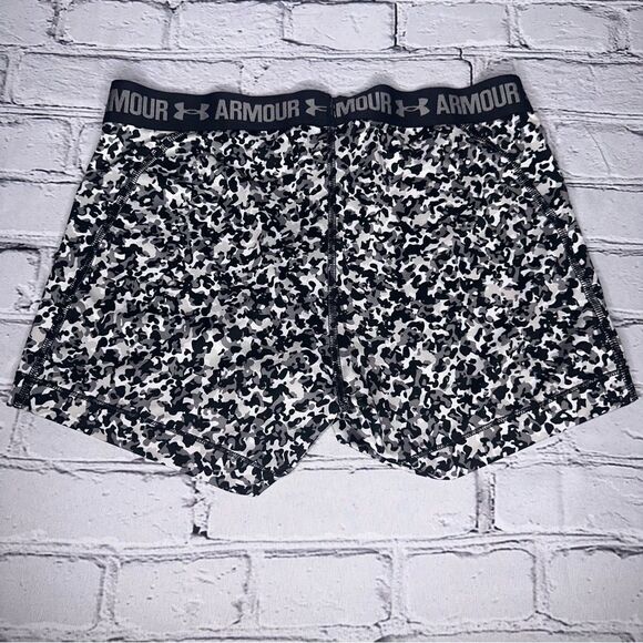 Under Armour HeatGear 3" Compression Shorts Black Multi Size Small - Picture 2 of 6